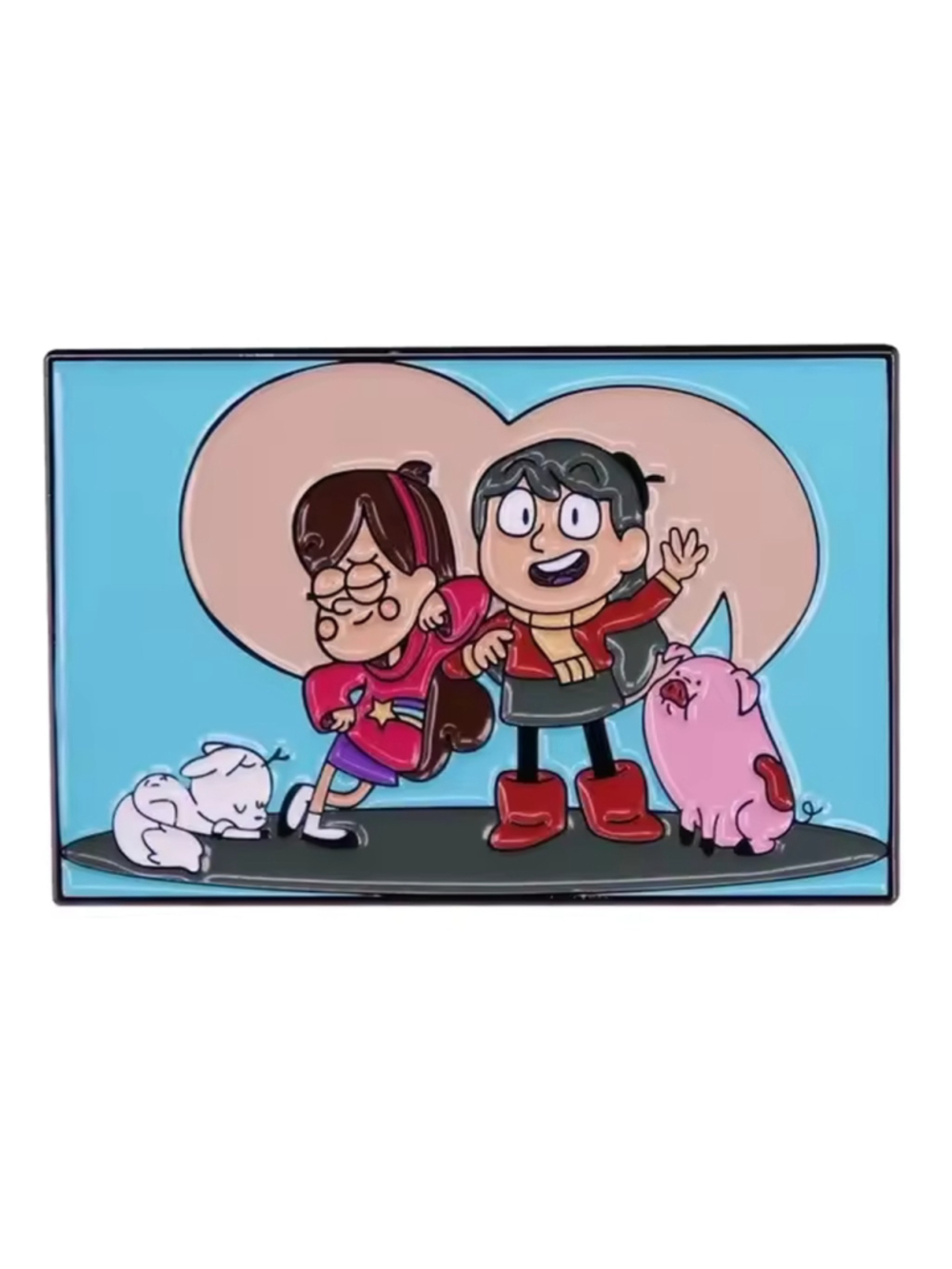 Gravity Falls 'Mabel & Hilda' Enamel Pin
